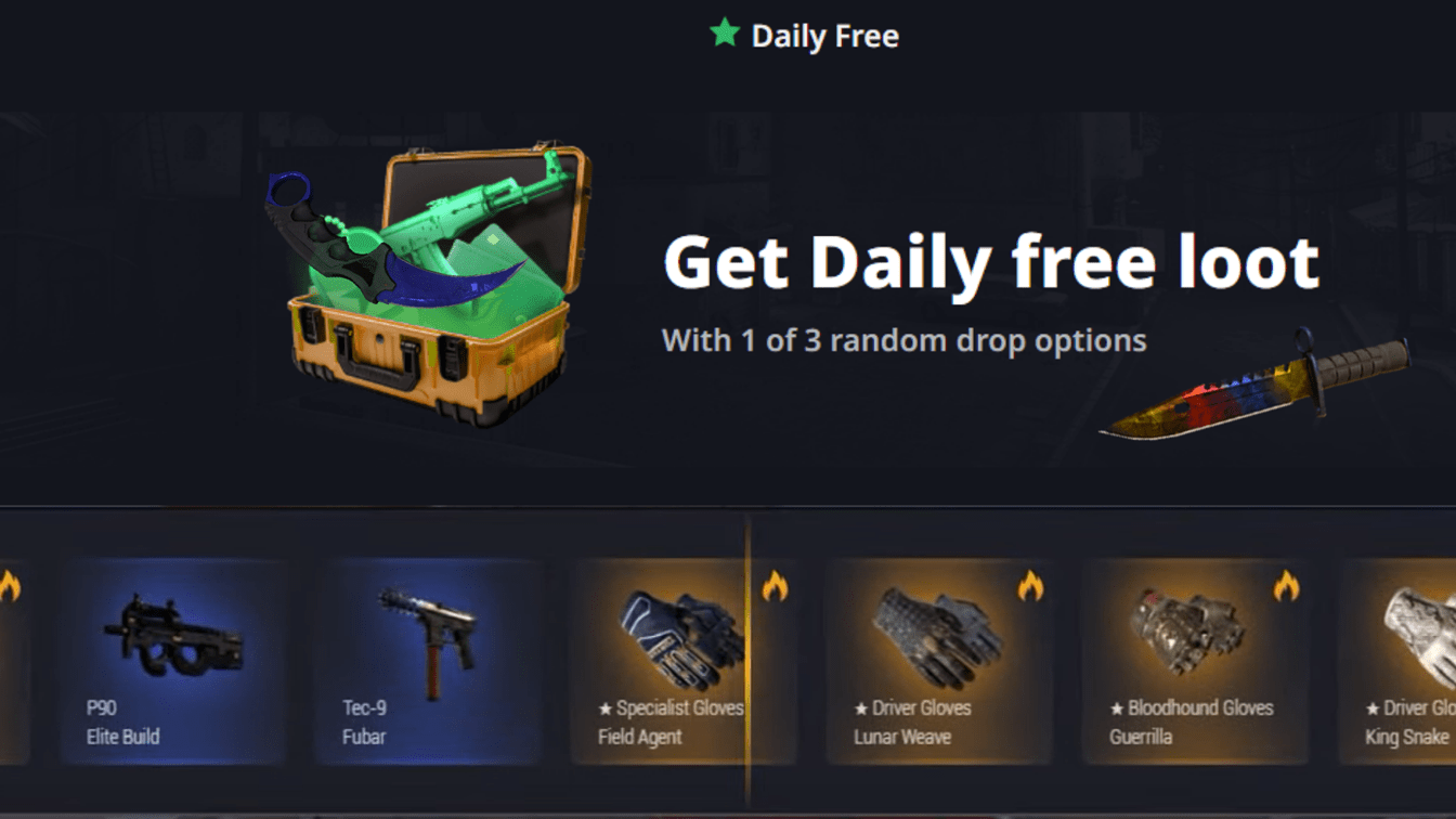 Top 8 websites to earn free CS2 & CS:GO skins in 2024